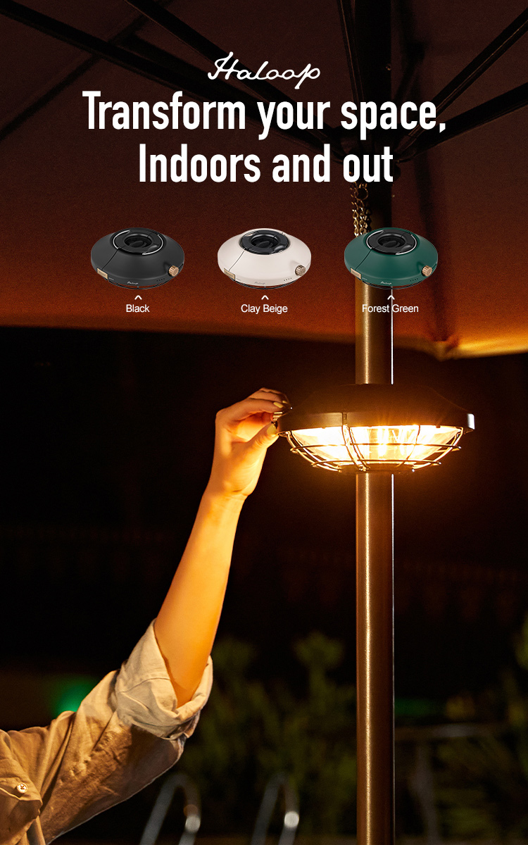 Haloop Patio Umbrella Light Camping Pole Light - Olight UK