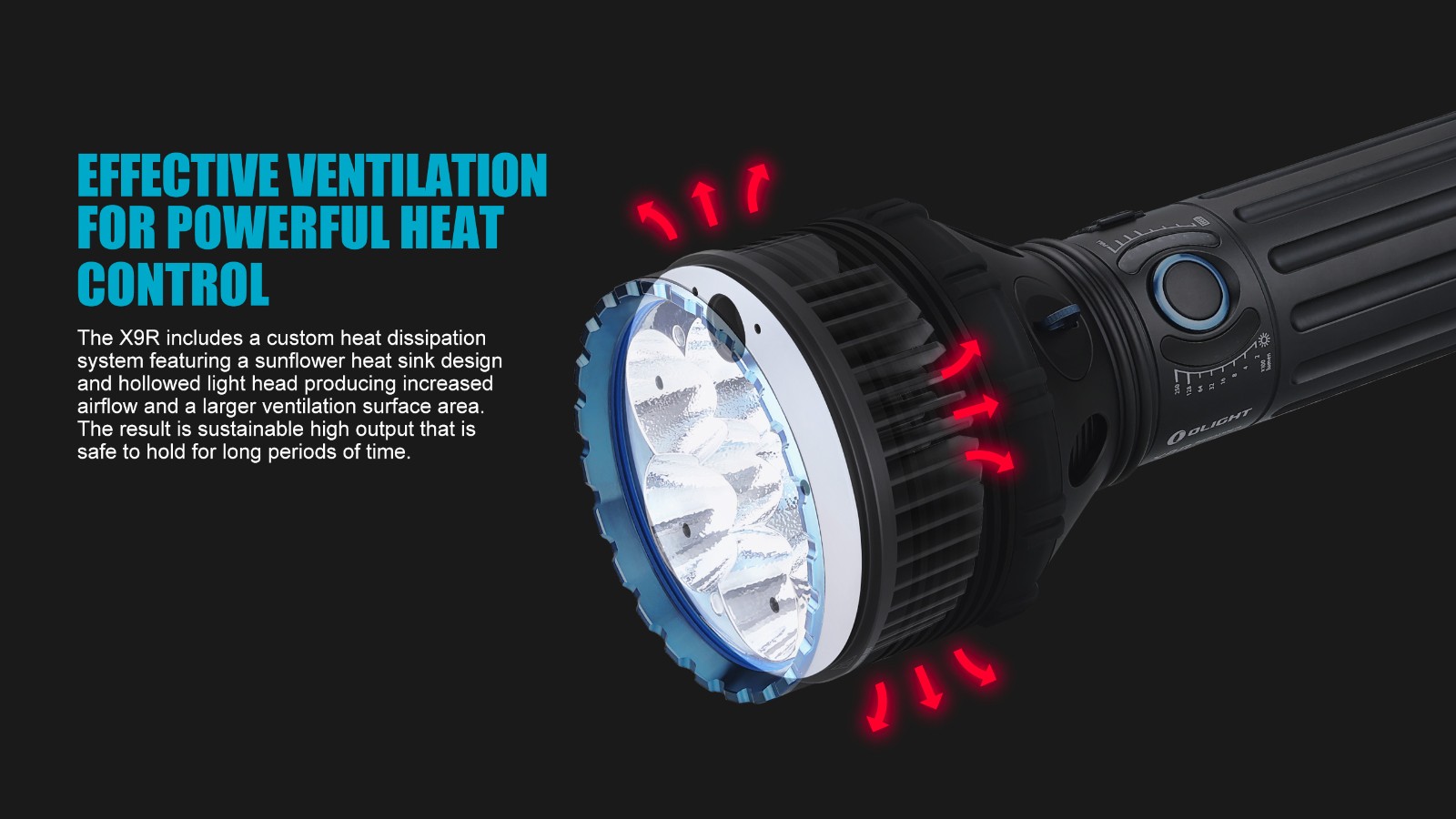 Olight X9R Marauder: Brightest 25000 Lumen Torch - Olight UK