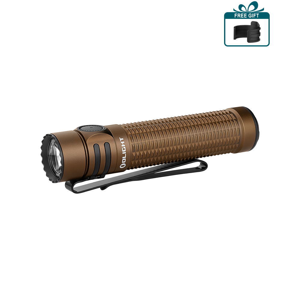 Warrior Mini 3 Portable Hand Torch with Free Clip Mount Olight UK